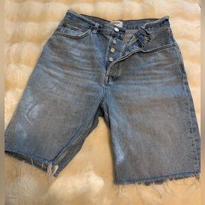 AGOLDE Bermuda Jean Shorts